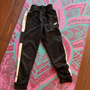 New Balance Kids Black and White Joggers